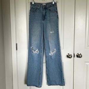Nordstrom B.P. High rise, wide-leg jeans.